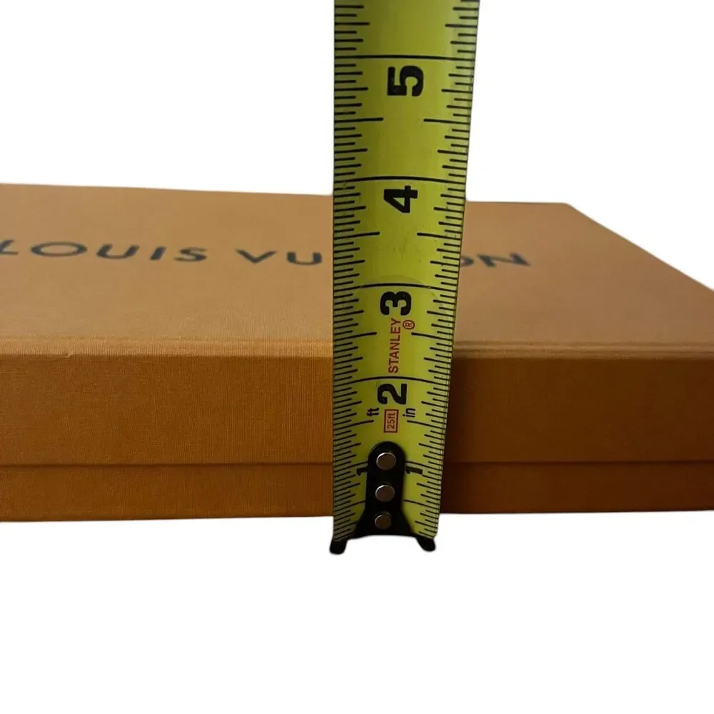 Louis Vuitton Authentic Empty Gift Box Women's One Size Yellow Tissue Paper Logo